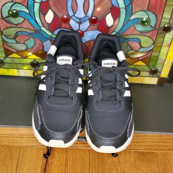 adidas | Shoes | Adidas Retrorun Core Black Sneakers Size 1 | Poshmark